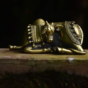 Rock Dhokra Meditating Nandi