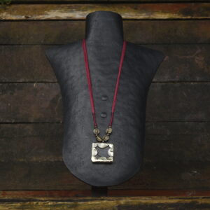 Terracotta & Brass Pendant