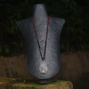 Terracotta & Brass Pendant