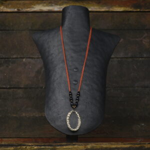 Terracotta & Brass Pendant