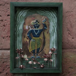 Shrinathji - Enamel on Copper